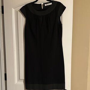 Trina Turk Black Dress with grey trim